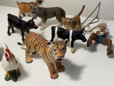 Vintage Schleich Germany Toys  (Lot of 7)  2 -4  1998 to 2004 