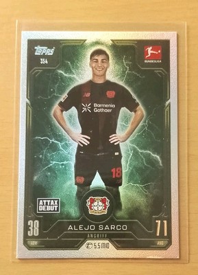2025-26 Topps Match Attax Bundesliga - Rising Star - Alejo Sarco (Attax Debut) 