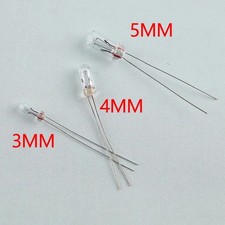 20pcs Edison Miniature 0.07A  12V Mini Lamp Light Bulb 3mm 4mm 5mm