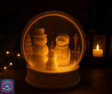  Magical Snow Globe with Tealight (Pick Your Favorite from 7 Designs)