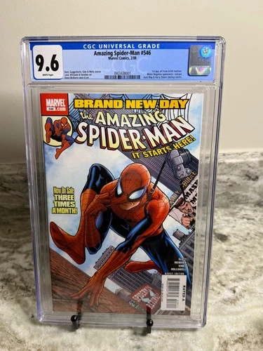 2008 The Amazing Spider-Man #546 (Marvel) CGC 9.6 "White Pages" Comic