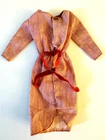 Vintage Mattel Barbie doll Skipper 1980 Red Herringbone Dress w/ Ribbon #1907