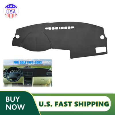 Dashboard Cover Leather Mat Dash Mat For VW Volkswagen Golf 4 MK4 1997-2003  