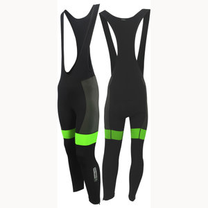 DEKO Calzamaglia invernale BICI MTB LEADER GEL nero/verde fluo | eBay