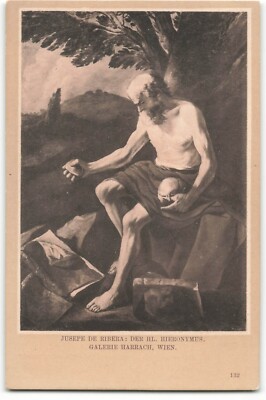 Jusepe De Ribera - St. Jeremy Gallery VTG Postcard COCO2.
