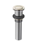 Moen 140780NL Spring Loaded Pop-Up Drain Assembly w/o Overflow - Polished Nickel