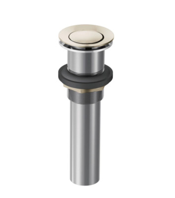 Moen 140780NL Spring Loaded Pop-Up Drain Assembly w/o Overflow - Polished Nickel