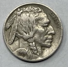 1919 USA Buffalo Nickel, VF/EF Condition. C-878