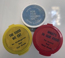Vintage Classroom Film Strip Lot of 3: c1958 The FOOD We Eat  