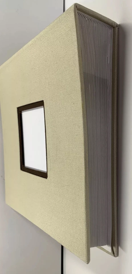 Pioneer Fabric Frame Cover Photo Album 200 4x6" Pockets Photos Beige Tan NEW - Image 4 of 4