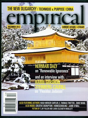 Empirical Magazine - Dec 2012 - Herman Daly, Rabbi Gershon Steinberg-Caudill
