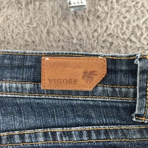 Vigoss New York Boot Jeans Womens 13 (Actual 36x32) Blue 5 Pockets Mid Rise - Picture 14 of 19