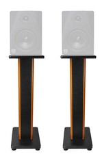  2 Rockville 28" 2-Tone Studio Monitor Speaker Stands For Rockville DPM5B