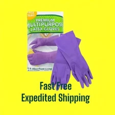 Clean Ones Premium Latex and Nitrile Multi-Purpose Gloves 9 pair LARGE