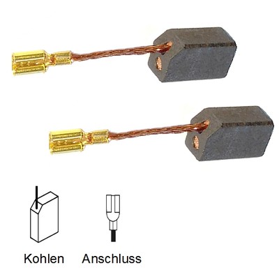 Kohlebürsten DeWalt DW 321 C, DW 321 D, DW 321 KA, DW 322 A -6,3x8x13,5mm (2097)