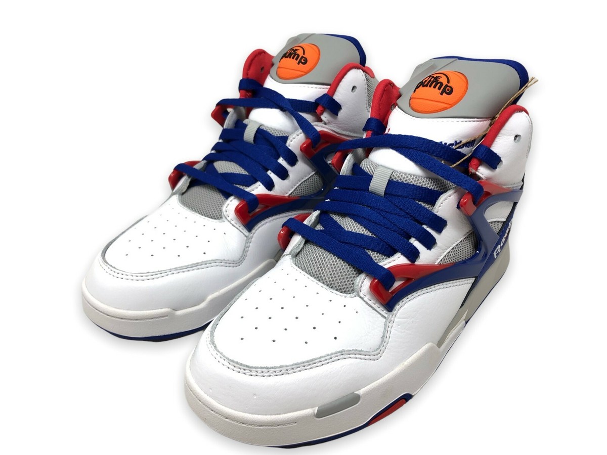 Reebok Pump Omni Zone II Detroit Pistons Tri-Color Mens Retro 