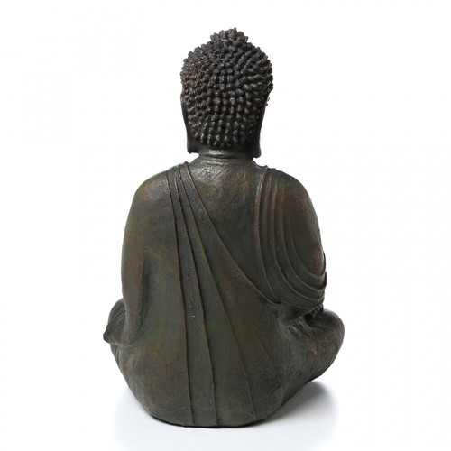 Estatua de Buda meditando al aire libre resistente al óxido - Imagen 11 de 12