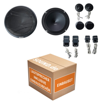 Audison Lautsprecher für Skoda Yeti Heck 16cm Lautsprecher System - Einbauset