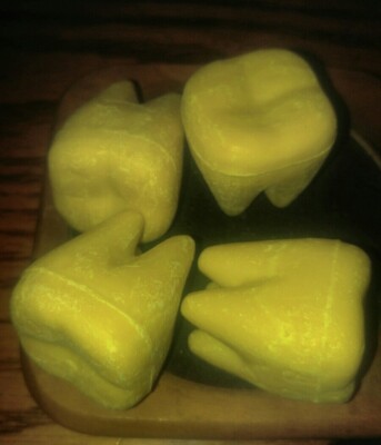4 Vintage Teeth Soaps Soap Tooth Dentist 