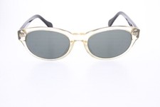 VTG Calvin Klein 4002 6 Gold/Clear Black Sunglasses 52/19-145 mm