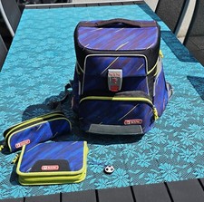 Tornister Step by Step, Schultornister Schulranzen, Fußball Motiv 