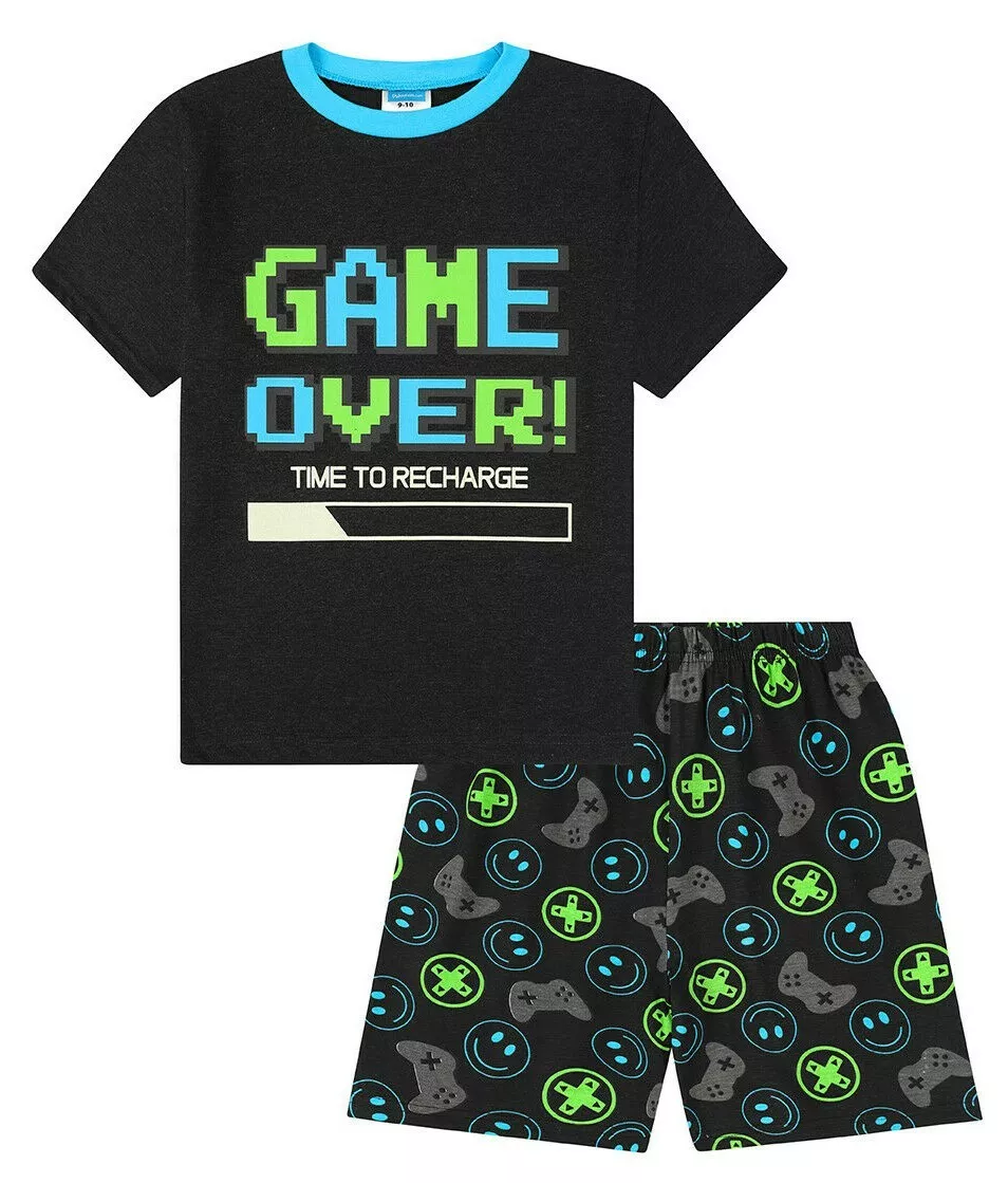 Boys gaming pyjamas new arrivals