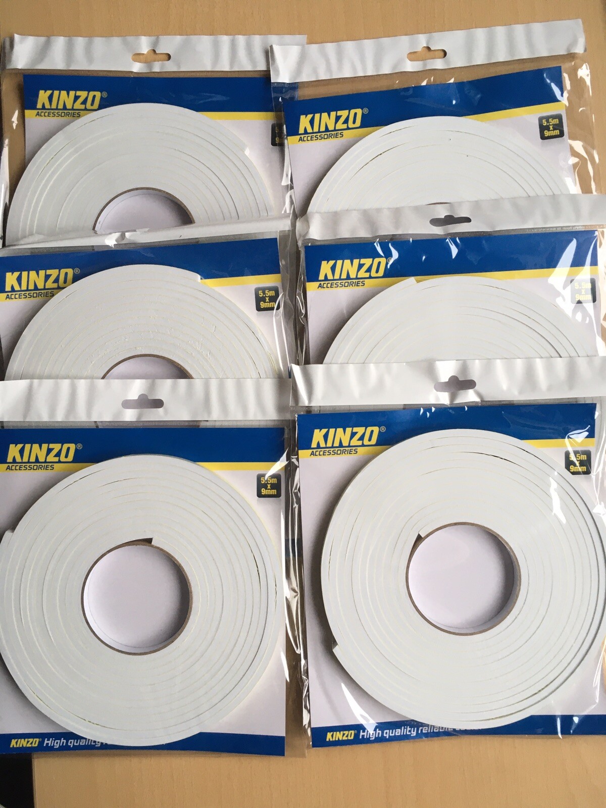 Kinzo Dichtungsband Selbstklebend Wasserdicht 5,5 M 9 Mm - Bild 2