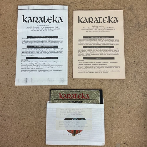 Karateka Atari 400/800/XL/XE Floppy Disk Game