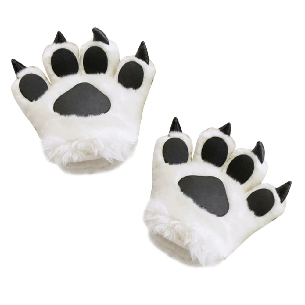 Furry gloves paws deals