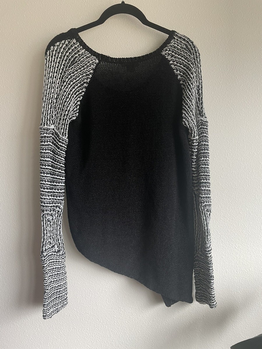 トップス helmut lang asymmetry bicolor knit helmut lang asymmetry bicolor knit