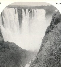 Victoria Falls Rhodesia, South Africa Stereoview 11-32