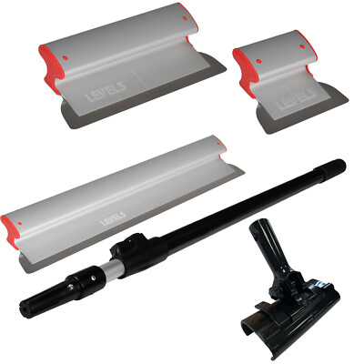 Level5 Flächenspachtel 178mm-813mm Teleskopstange Adapter Spachtel Auswahl SL501