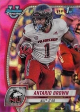 🔥 2024 Bowman Chrome U University Football Pick Complete Your Set Pink Lava 🔥