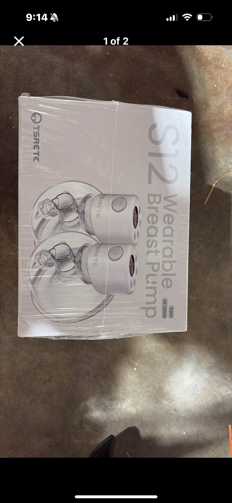 TSRETE Hands-Free Double Electric Wearable Breast Pump for Moms-image