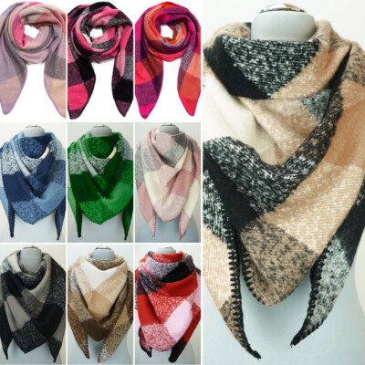 Damen Dreieckstuch Aus Wollstrick - Elegant & Vielseitig