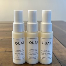 3 x OUAI Leave In Conditioner 0.84 Fl Oz / 25 mL each Travel Size Brand New