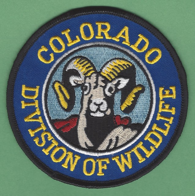 Colorado division of wildlife law enforcement shoulder patch ebay