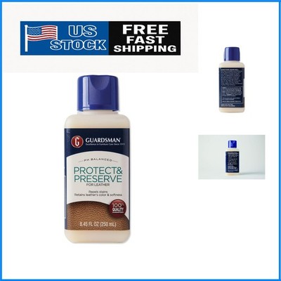 Guardsman Protect & Preserve Leather Protector - 8.4 Oz for Furniture & Cars
