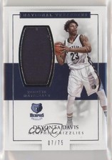 2016-17 Panini National Treasures Rookie Materials 7/75 Deyonta Davis #14 5x8