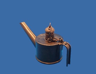 Super Vintage BRITISH RAILWAYS L.M.S. Fackellampe 4 flüssige Unzen Holzstopfen