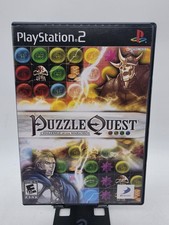 Puzzle Quest: Challenge of the Warlords (Sony PlayStation 2) Game And Case Mint 