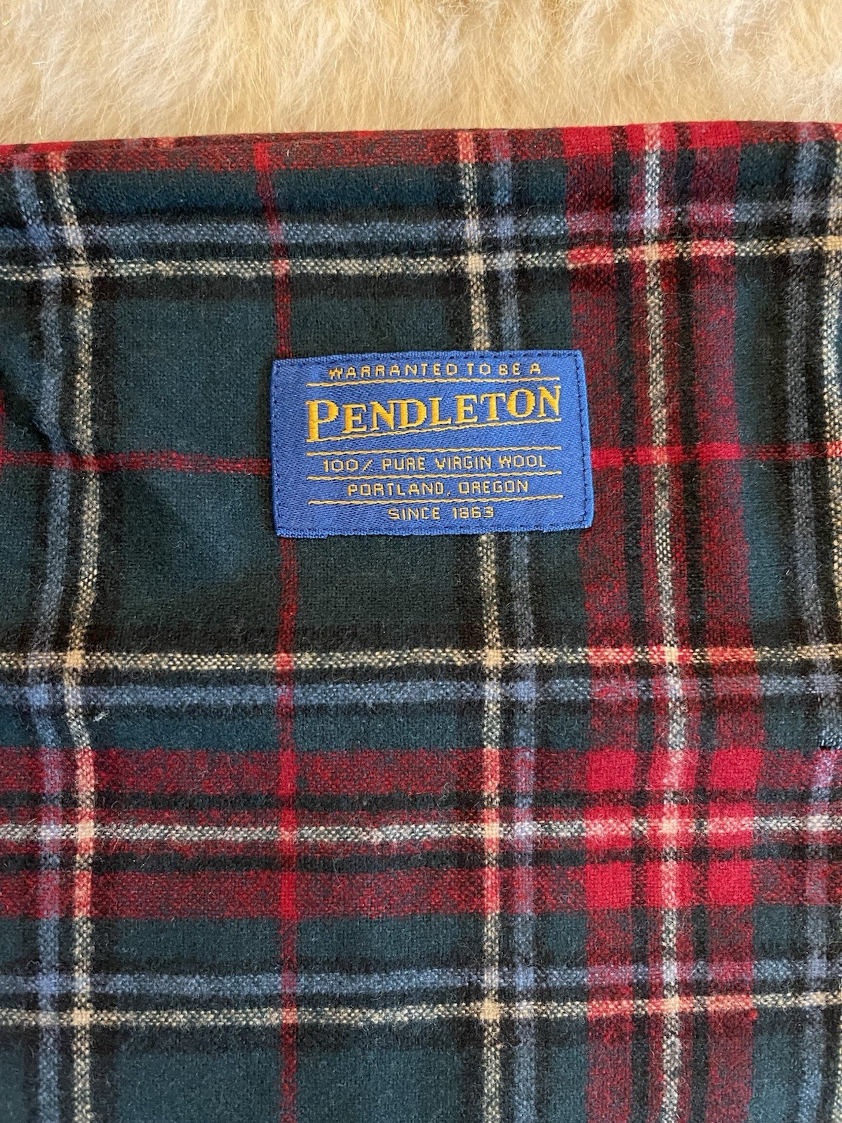 PENDLETON Plaid Drawstring Bag - Gift or Storage … - image 2