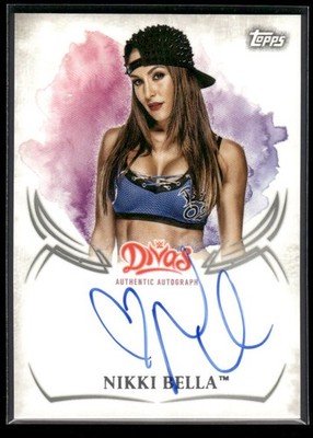 2015 Topps Divas WWE Nikki Bella #UA-NB Autograph