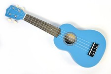 Ukulele Everjoys Brand Soprano blue teal perfect for customizing or repaint