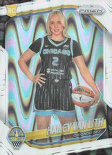 2025 Panini Prizm WNBA Prizms White Seismic #139 Hailey Van Lith RC