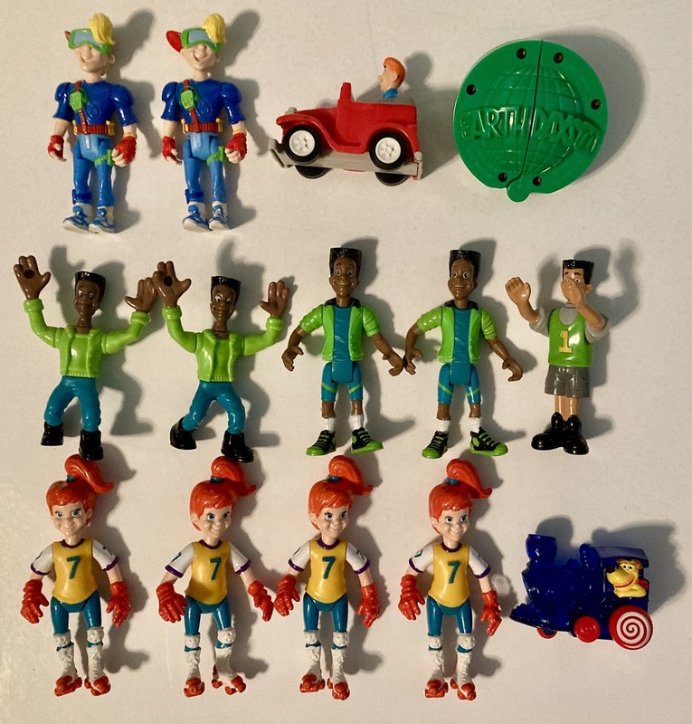 14 Vintage 90s Burger King, Happy Meal Toys -Kids Club, KidVid, Back to Future