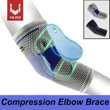Elbow Brace Compression Support Sleeve with Pad for Tendonitis Reduce Joint Pain