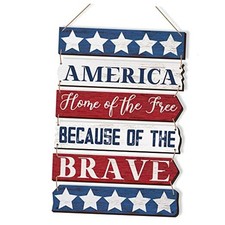 4th of July Door Decorations Patriotic Wreaths for Front Door Hanger Memorial