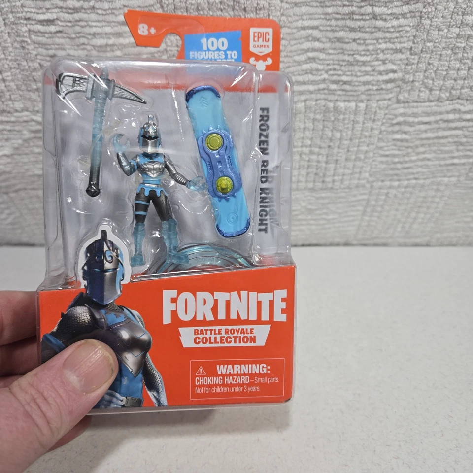 Fortnite Battle Royale 系列 2 英寸人偶 M04 冰雪奇缘红色骑士全新! — 第 3/4 张图片