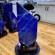 64.8LB Lapis Lazuli Freeform Polished Rough Tumble Healing Crystal Specimen Sto